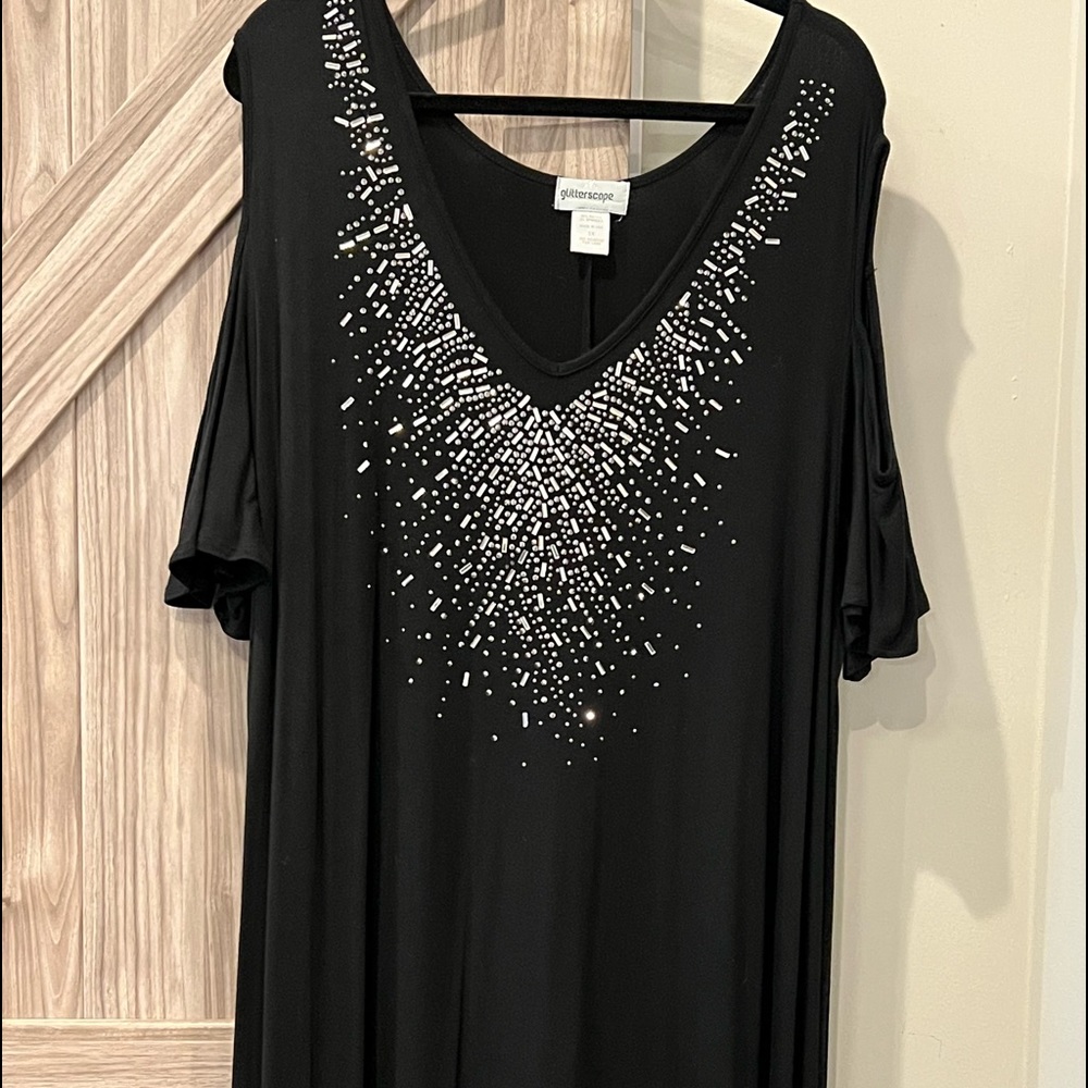 Glitterscope. Dress 3x long and elegant comfortable